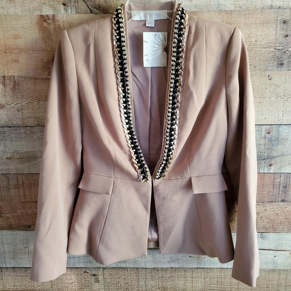 Boston Proper chain blazer
